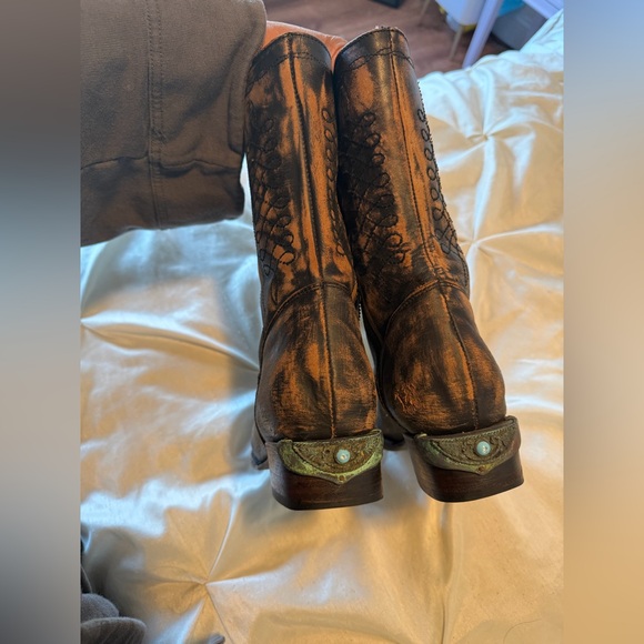 Freebird rustl cowboy distressed boot size 8 EUC - Picture 8 of 11